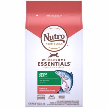 Picture of 3 LB. NUTRO ADULT CAT SALMON/WHOLE BROWN RICE RECIPE