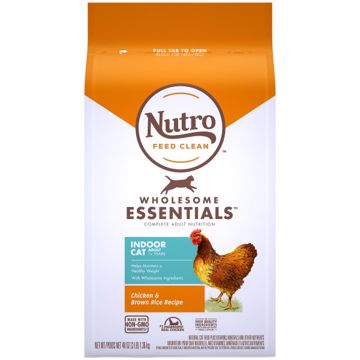 Picture of 3 LB. NUTRO INDOOR ADULT CAT CHICKEN/WHOLE BROWN RICE