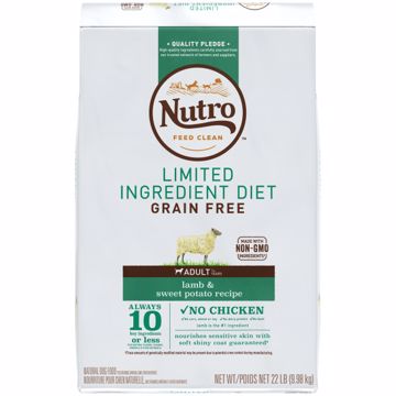 Picture of 22 LB. ADULT LIMITED INGREDIENT DIET  - LAMB/SWEET POTATO