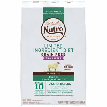 Picture of 22 LB. ADULT SM BITE LIMITED INGREDIENT DIET  - LAMB/SWT POT