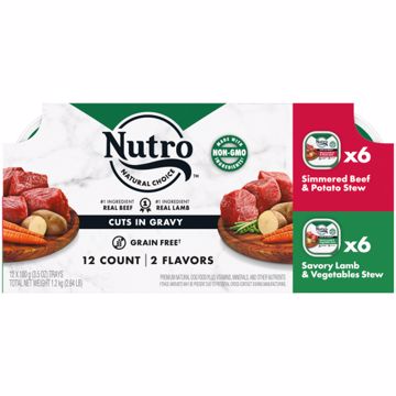 Picture of 2-12/3.5 OZ. NUTRO BEEF/LAMB MULTI PACK