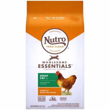 Picture of 5 LB. WHOLESOME ESSENTIALS ADULT CAT CHKN/WHOLE BRN RICE