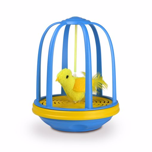 Picture of BIRD IN A CAGE ELECTRONIC CAT TOY