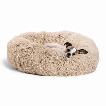Picture of 23X23 IN. DONUT SHAG CALMING BED - TAUPE