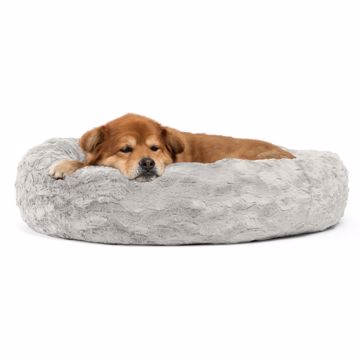 Picture of 30X30 IN. CALMING LUX DONUT DOG BED - GREY