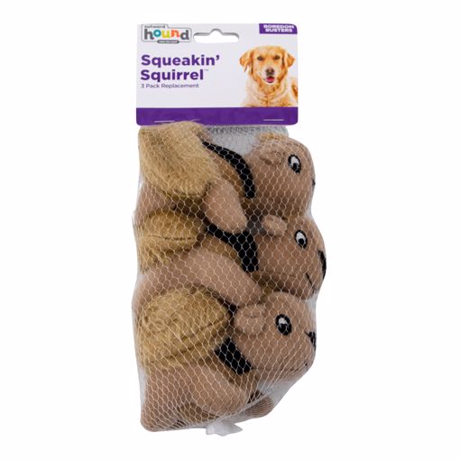 Picture of 3 PK. SQUEAKN ANIMALS SQUIRREL