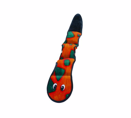 Picture of INVINCIBLES 3 SQUEAK SNAKE ORANGE/BLUE