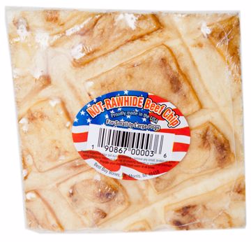 Picture of 15 PK. NOT-RAWHIDE - BEEF - CHIP - SHRINK WRAPPED