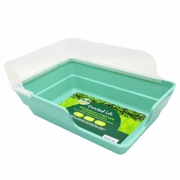 Picture of RECTANGLE LITTER PAN WITH REMOVABLE SHIELD