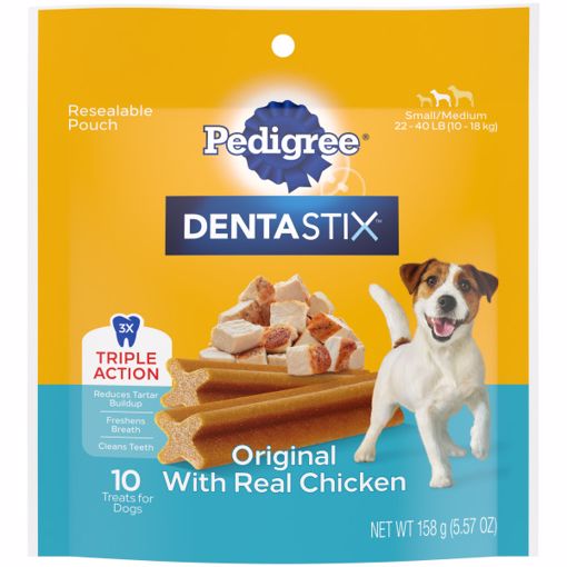 Picture of 7/5.57 OZ. DENTASTIX SM/MED DOG TREATS - CHICKEN