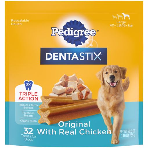 Picture of 4/1.66 LB. DENTASTIX 32 CT. LARGE DOG TREATS