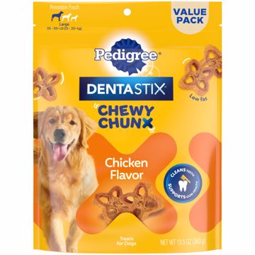 Picture of 4/13.5 OZ. DENTASTIX CHEWY CHUNX LARGE DOG TREATS