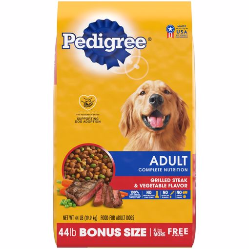 Picture of 44 LB. COMPLETE NUTRITION ADULT DOG BONUS BAG - STEAK/VEG.