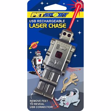 Picture of LASER CHASE ROBOT - USB RECHARGEABLE