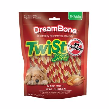 Picture of 50 PK. DREAMBONE CHICKEN TWIST STICKS