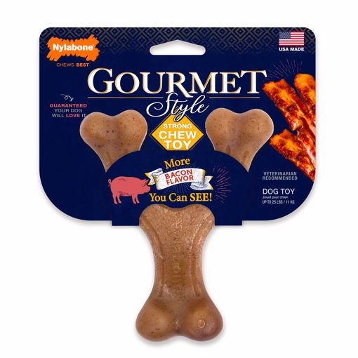 Picture of SM/REG. GOURMET STYLE STRONG CHEW WISHBONE - BACON