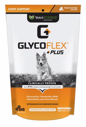 Picture of 45 CT. GLYCOFLEX PLUS CHEWS - PEANUT BUTTER