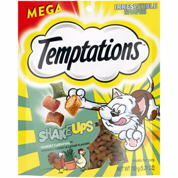Picture of 5.29 OZ. TEMPTATIONS SHAKE UPS - CLUCKY CARNIVAL MEGA