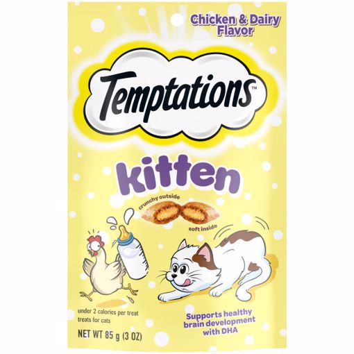 Picture of 12/3 OZ. TEMPTATIONS KITTEN TREATS - CHICKEN/DAIRY