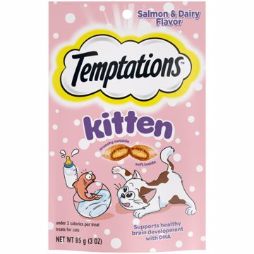 Picture of 12/3 OZ. TEMPTATIONS KITTEN TREATS - SALMON/DAIRY