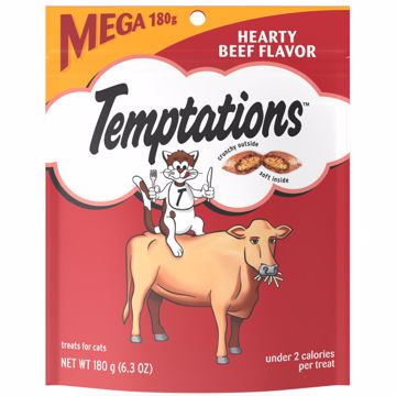 Picture of 6.3 OZ. TEMPTATIONS HEARTY BEEF CAT TREATS MEGA BAG