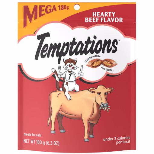 Picture of 6.3 OZ. TEMPTATIONS HEARTY BEEF CAT TREATS MEGA BAG