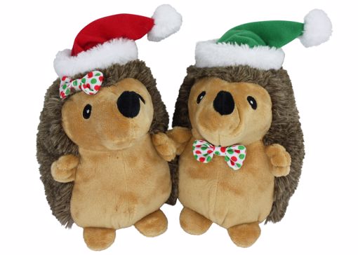 Picture of 8 IN. HOLIDAY HEDGEHOGS W/ BOWTIE