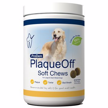 Picture of 90 CT. PRODEN PLAQUEOFF SOFT CHEWS - LG. BREED