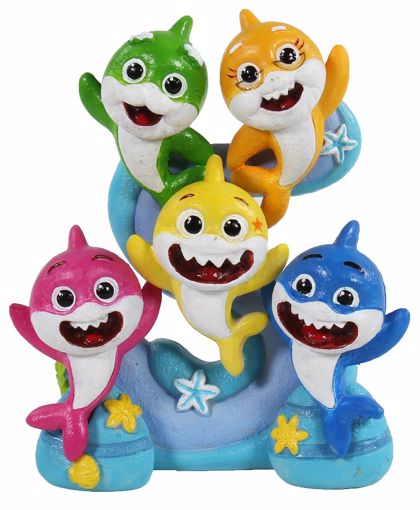 Picture of SM. BABY SHARK AQUARIUM DECORATION – BABY SHARK FAMILY