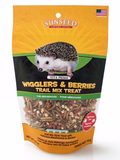 Picture of 2.5 OZ. VITA PRIMA HEDGEHOG TREAT - WIGGLERS & BERRIES