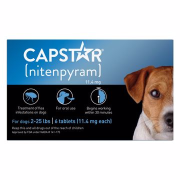 Picture of 6 CT. 2-25  LB. CAPSTAR FLEA TABLET - DOG
