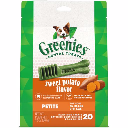 Picture of 12 OZ. PETITE GREENIES DENTAL BONE - SWEET POTATO