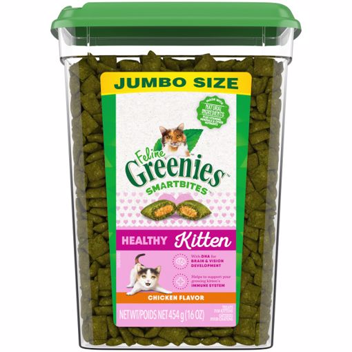 Picture of 16 OZ. GREENIES SMARTBITES KITTEN - CHICKEN