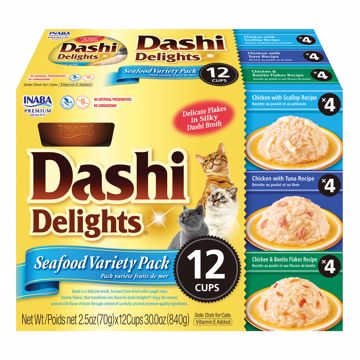 Picture of 12/2.05 OZ. DASHI DELIGHTS - SEAFOOD VARIETY PACK