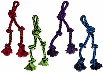 Picture of 15 IN. NUTS FOR KNOTS - TUG WITH TWO DANGLERS