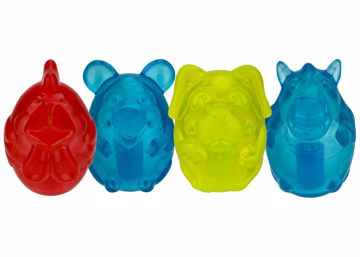 Picture of 3 IN. DOGLUCENT RUBBER ANIMALS - ASSORTED