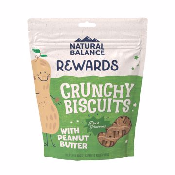 Picture of 14 OZ. CRUNCHY BISCUITS DOG TREAT - PEANUT BUTTER
