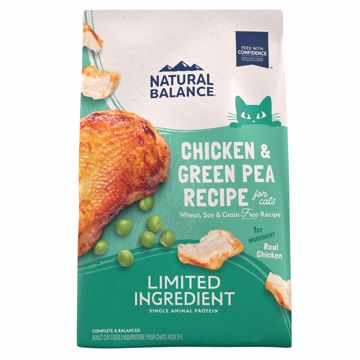 Picture of 4 LB. LID CHICKEN/GREEN PEA FORMULA DRY CAT FOOD