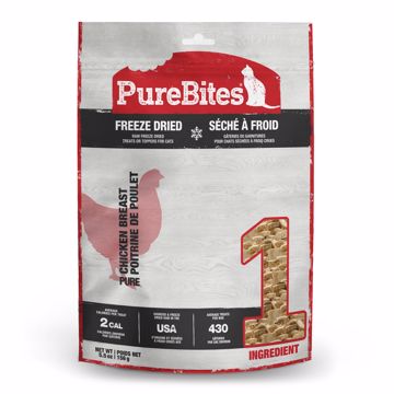 Picture of 5.5 OZ. PUREBITES FREEZE DRIED CAT TREATS - CHICKEN BREAST