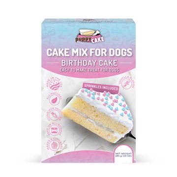 Picture of 10 OZ. PUPPY CAKE MIX - BIRTHDAY CAKE
