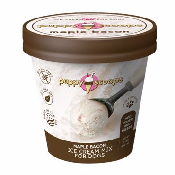 Picture of 4.65 OZ. PUPPY SCOOPS ICE CREAM - MAPLE BACON