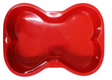 Picture of PUPPY CAKE RED SILICONE CAKE PAN