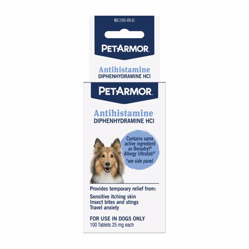 Picture of 100 CT. PETARMOR ANTIHISTAMINE DOG TABLETS