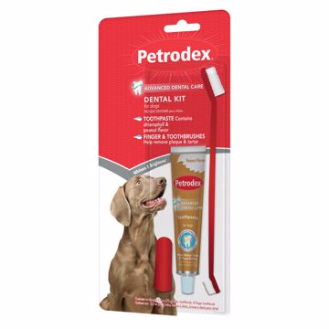 Picture of 2.5 OZ. PETRODEX NATURAL DENTAL CARE KIT - DOG