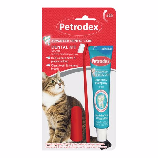 Picture of 2.5 OZ. PETRODEX NATURAL DENTAL CARE KIT - CAT