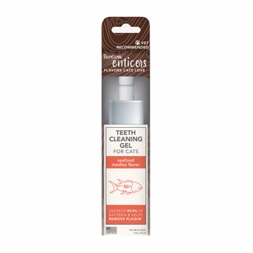 Picture of 2 OZ. ENTICERS TEETH CLEANING GEL - CATS - SEAFOOD/MEDLEY