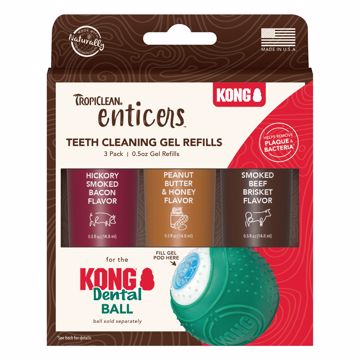 Picture of ENTICERS KONG DENTAL BALL REFILLS - P.BUTTER/ BACON /BRISKET