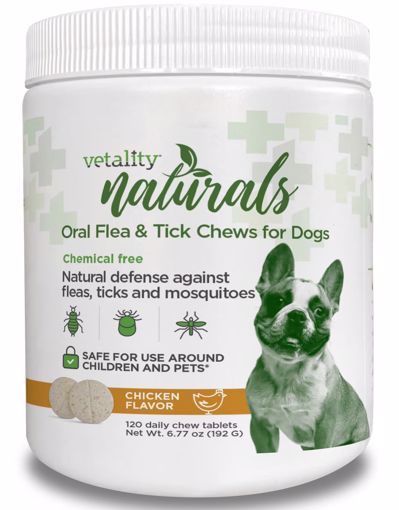 Picture of 120 CT. VETALITY NATURALS ORAL FLEA & TICK CHEWS - DOG