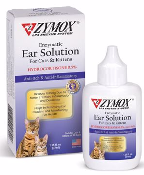 Picture of 1.25 OZ. CAT/KITTEN EAR SOLUTION WITH .5% HYDROCORTISONE