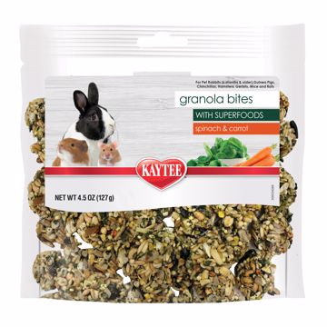 Picture of 4.5 OZ. SUPER FOOD GRANOLA BITES SM. AN. - SPINACH/CARROT